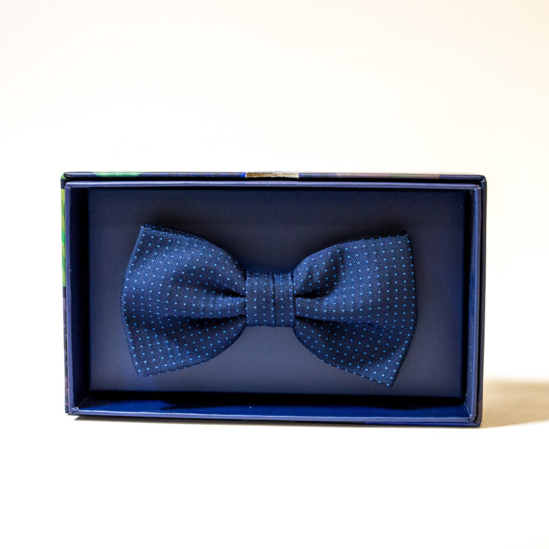 Papillon - Blu Notte con Pois Azzurro
