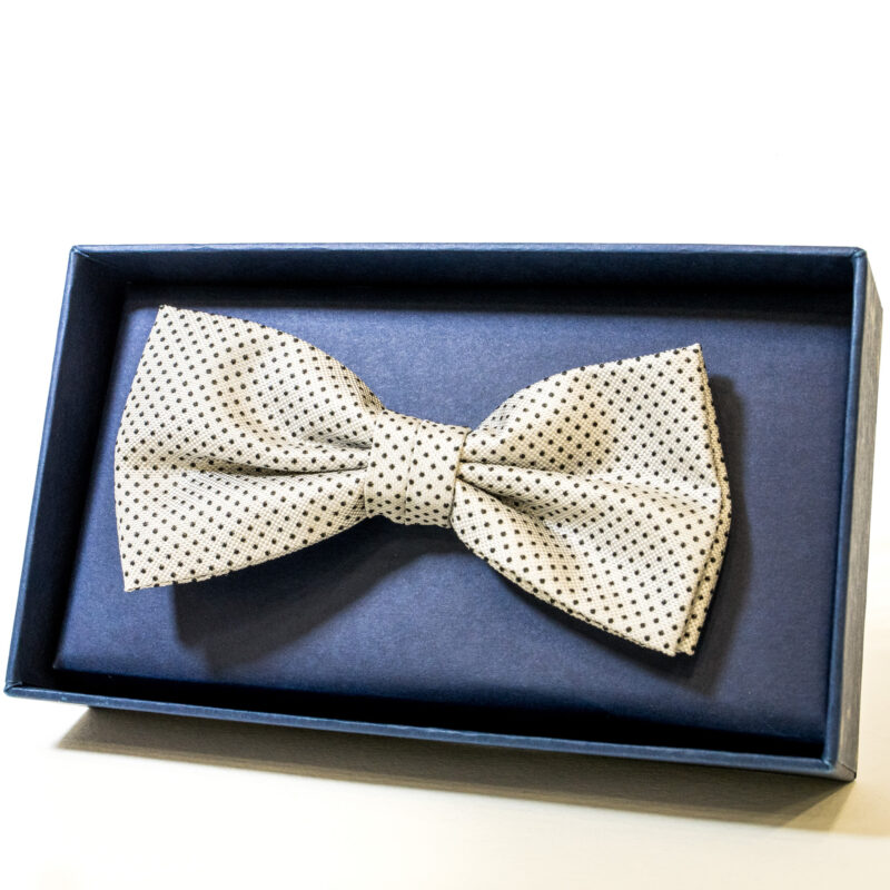 Papillon - Bianco con Pois Neri