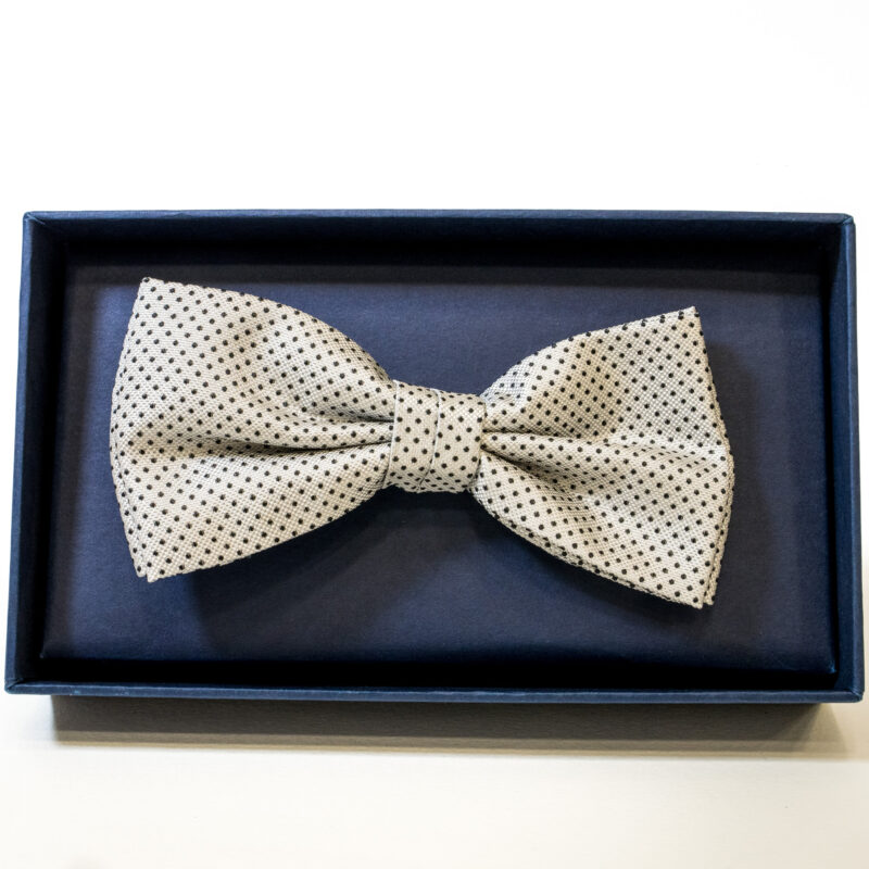 Papillon - Bianco con Pois Neri - immagine 2