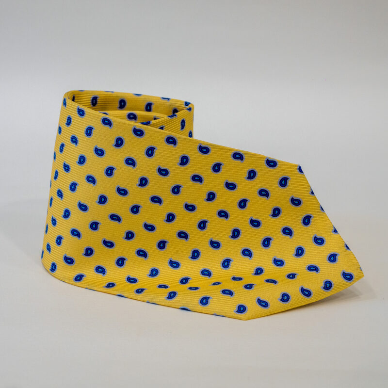 Cravatta – Giallo con Fantasia