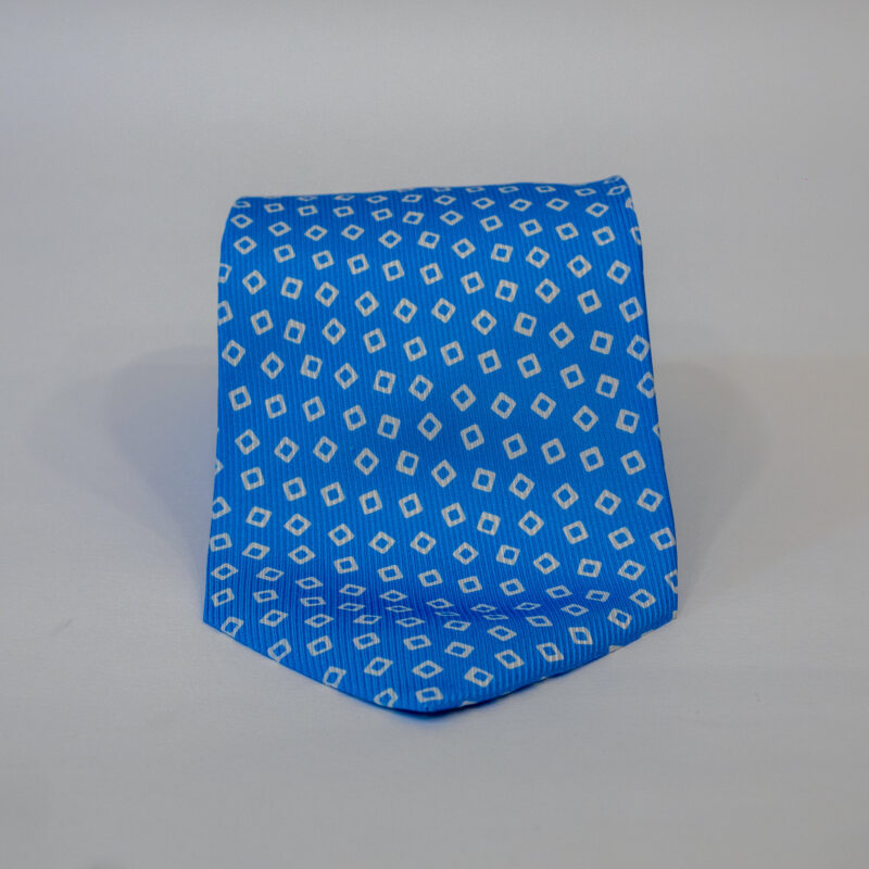 Cravatta – Azzurro con Fantasia - immagine 3
