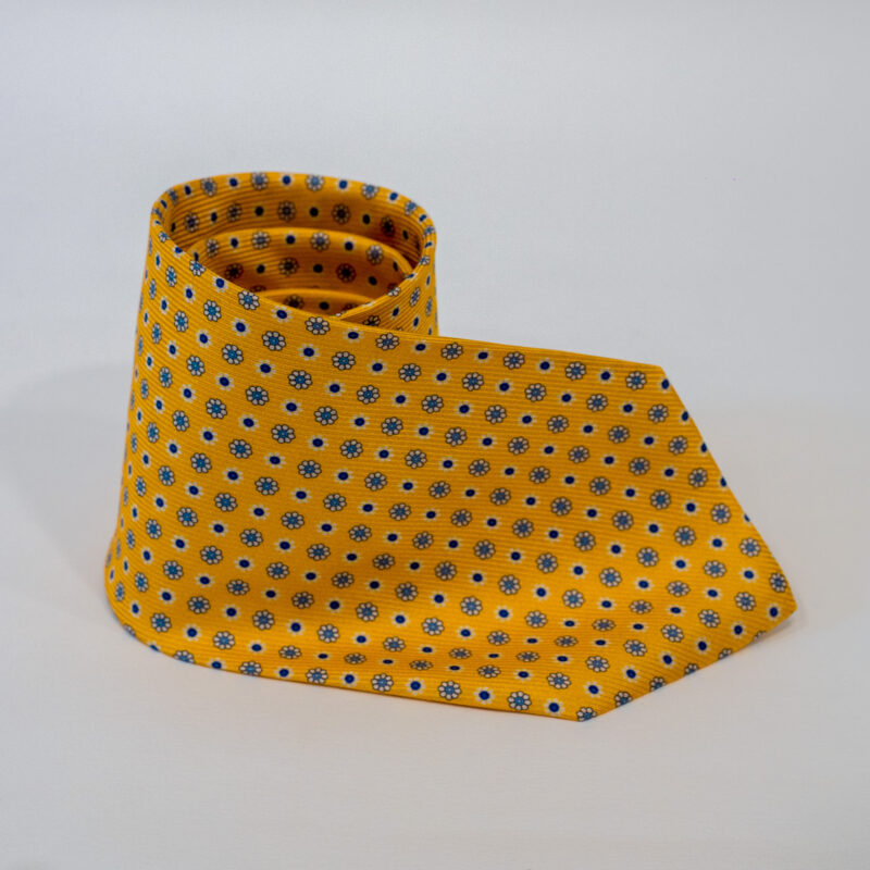 Cravatta – Giallo con Fantasia