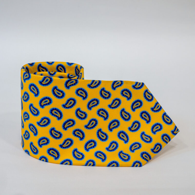 Cravatta – Giallo con Fantasia