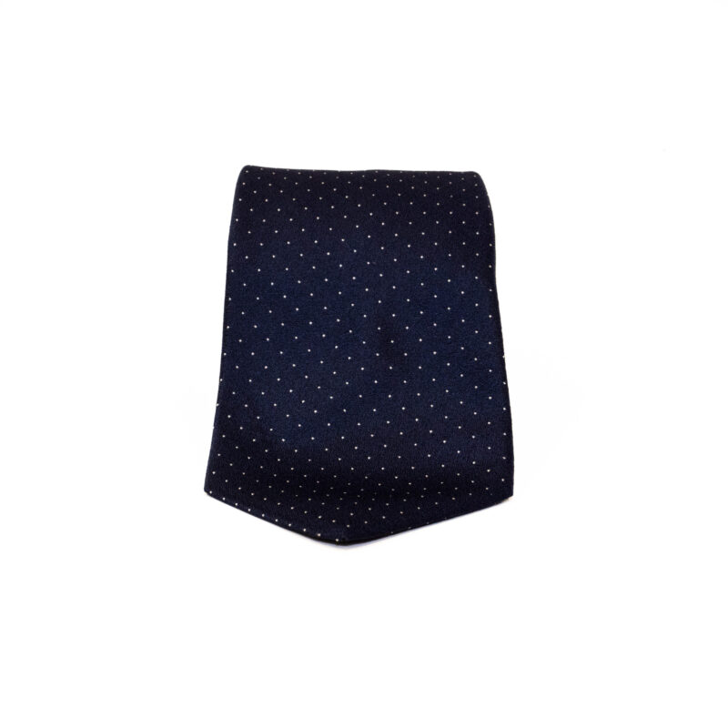 Cravatta Sartoriale 3 Pieghe blu a fantasia