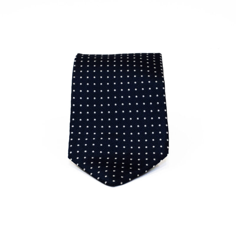 Cravatta Sartoriale 3 Pieghe blu a fantasia