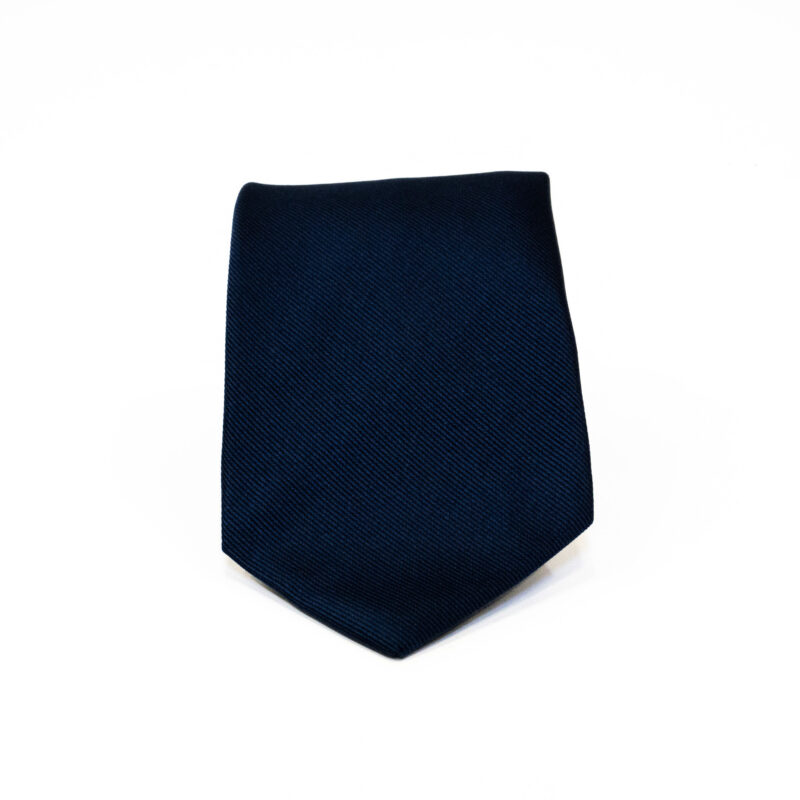 Cravatta Sartoriale 3 Pieghe blu