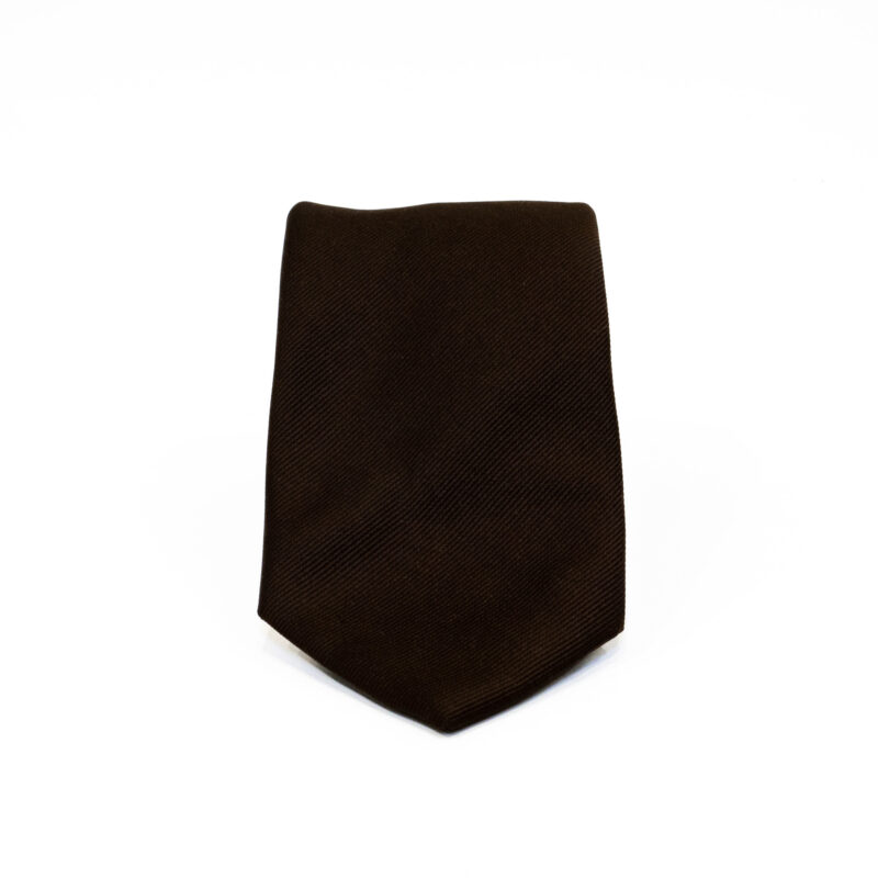 Cravatta Sartoriale 3 Pieghe marrone