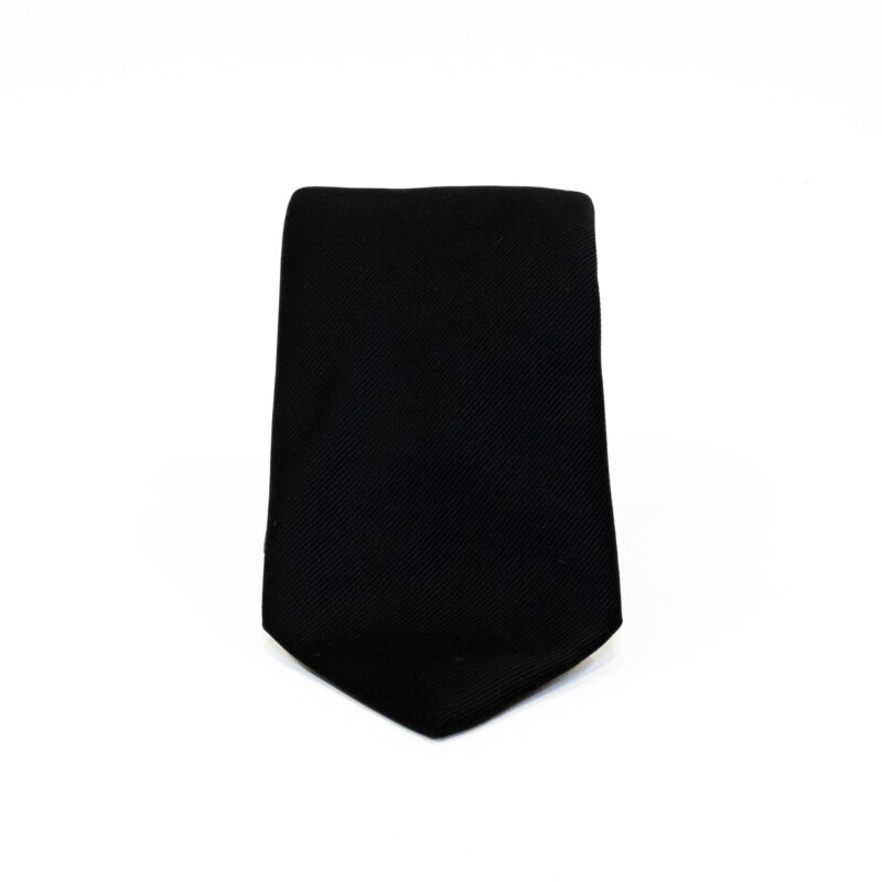 Cravatta Sartoriale 3 Pieghe nera