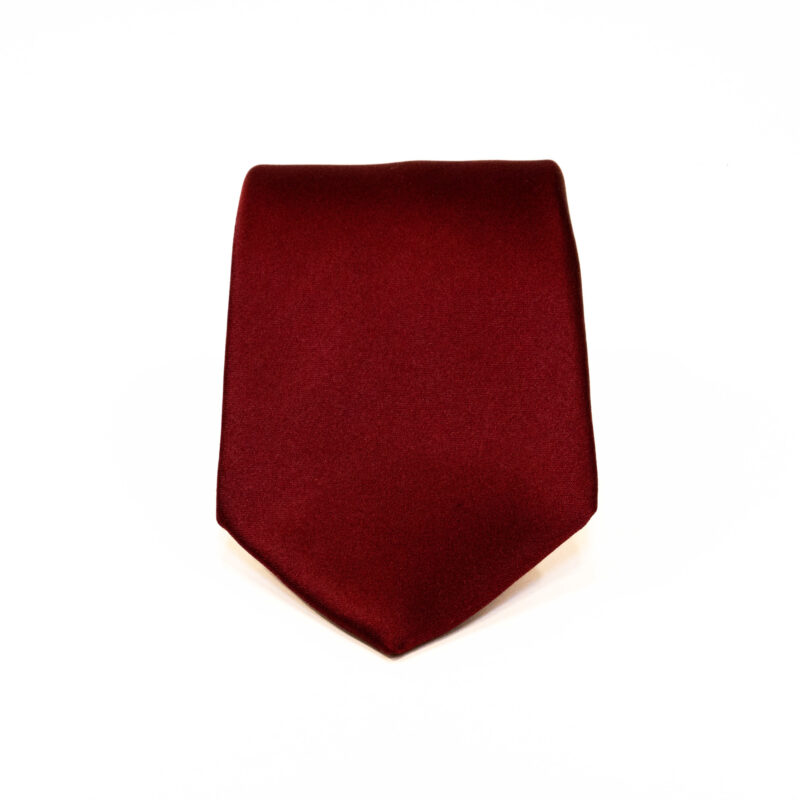Cravatta Sartoriale 3 Pieghe bordeaux